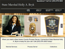 Tablet Screenshot of marshalservicesnewhaven.com